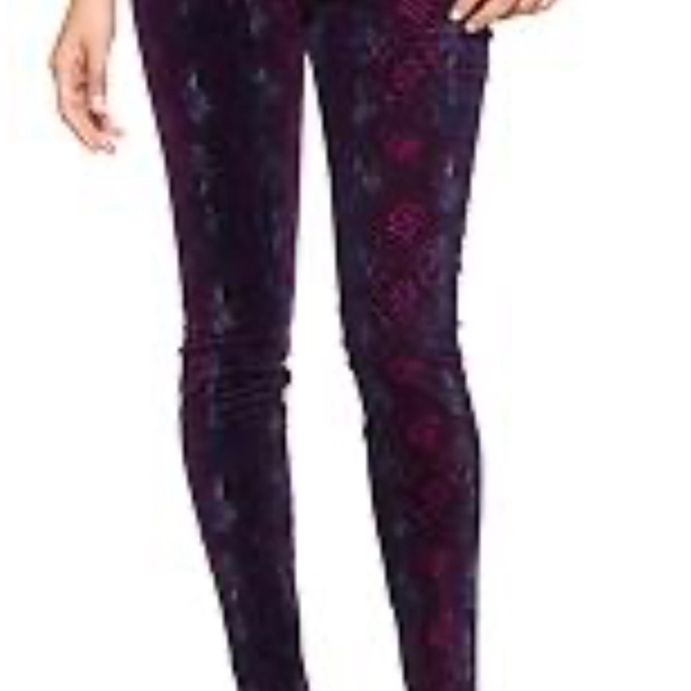 Gap 1969 Snake Print Leggings Jeans Cords Size 28 Regular - Picture 3 of 16